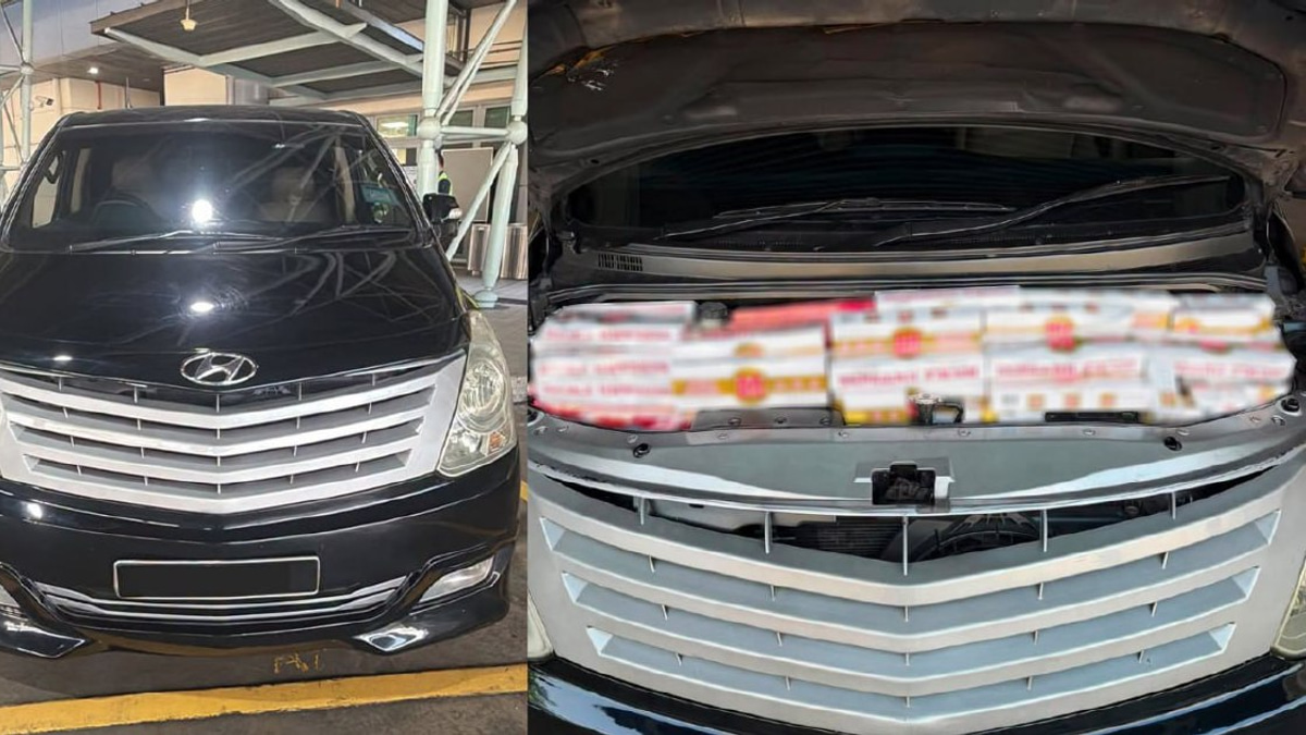 Malaysian man arrested in Singapore after authorities uncover 600 cartons of smuggled cigarettes in hidden compartment