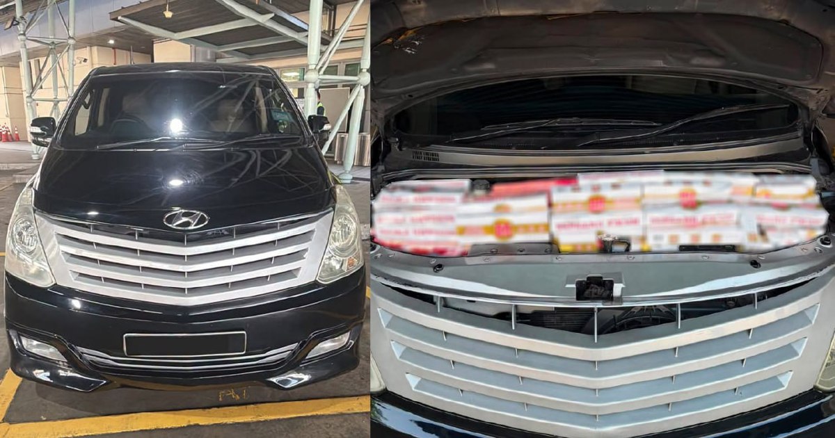 Malaysian man arrested in Singapore after authorities uncover 600 cartons of smuggled cigarettes in hidden compartment