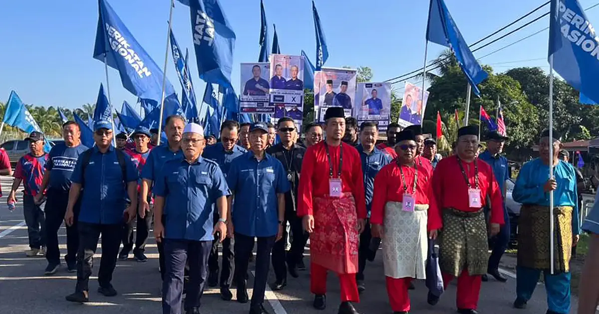 Muhyiddin campaigns for Bukit Kepong by-election, backs Bersatu candidate Sahruddin