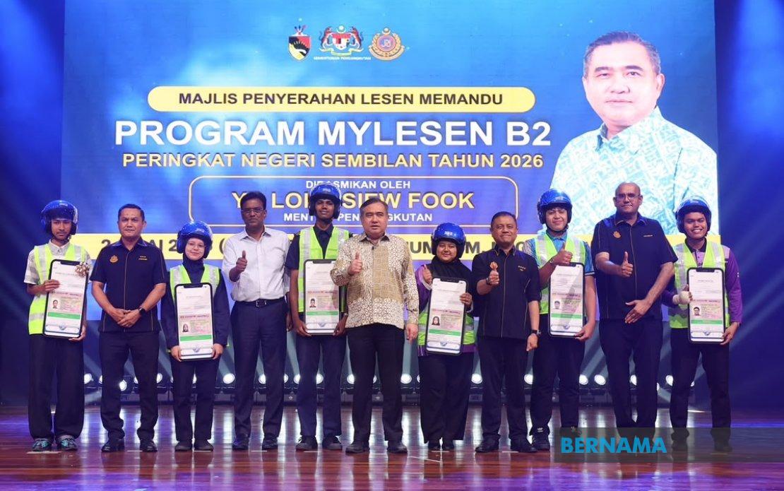 Transport Minister Loke Warns MyLesen B2 Recipients Against Reckless Riding as Programme Expands