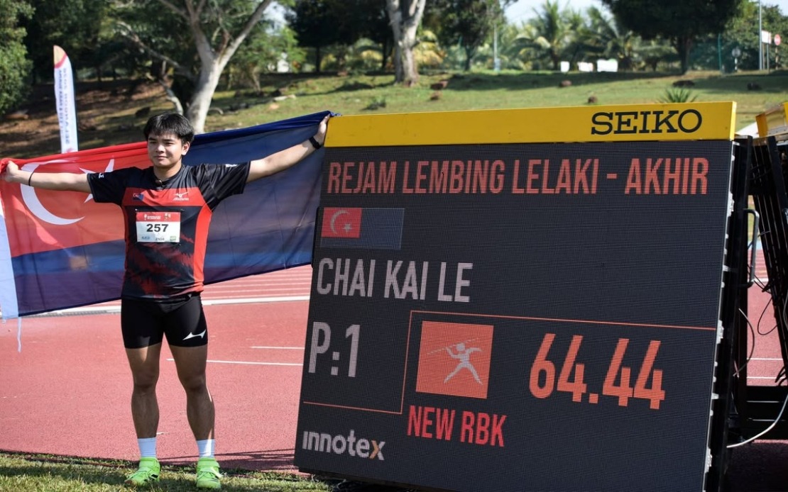 Johor's Chai Kai Le Breaks 26-Year SUKMA Javelin Record at Selangor 2026