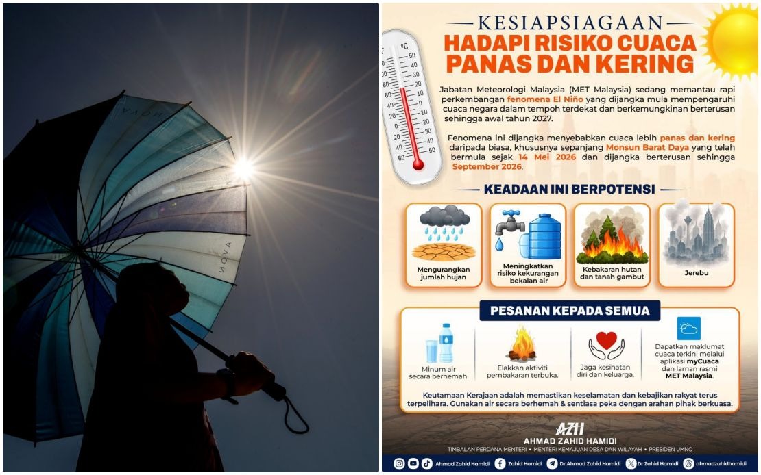Malaysia Braces for Extended Heat and Drought as El Niño Set to Persist Until Early 2027