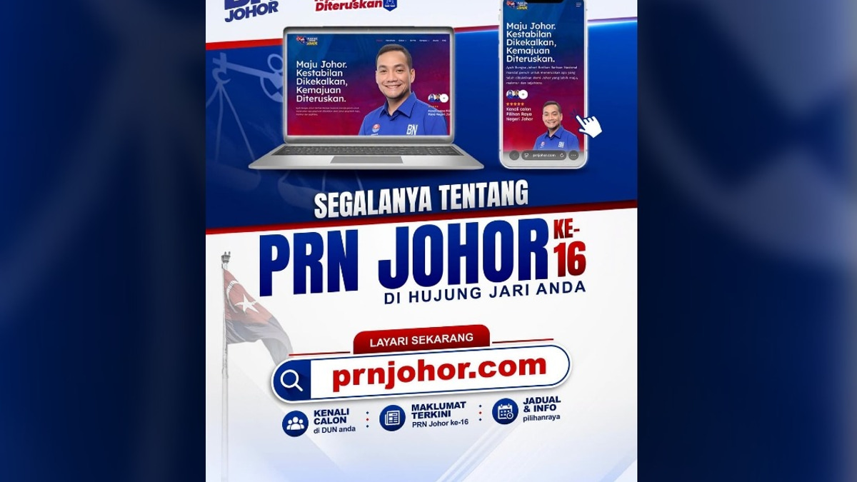 Voters Directed to Official BN Website for Johor Election Candidate Information