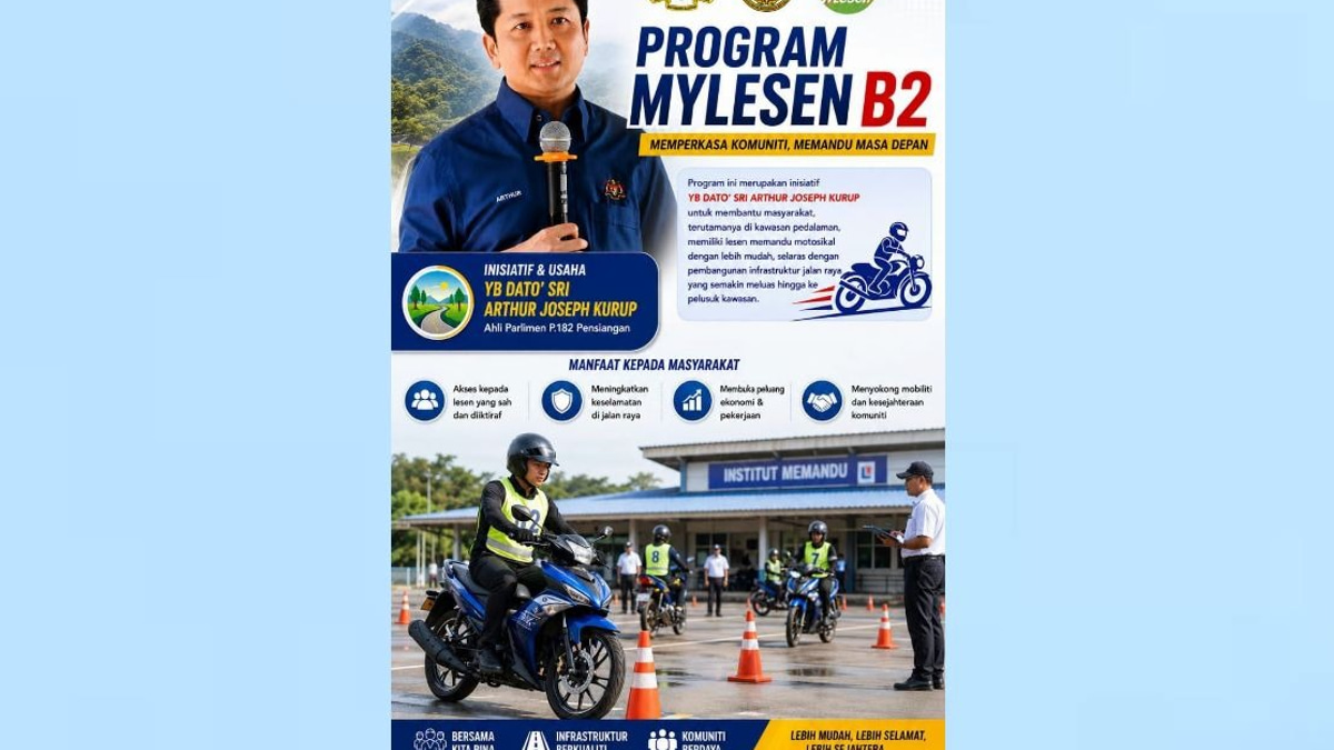 MyLesen B2 Brings Motorcycle Licensing to Sabah's Rural Communities