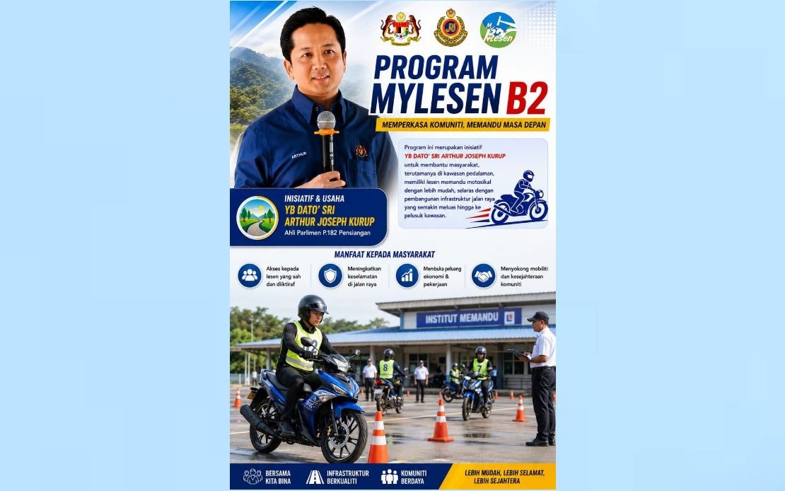 MyLesen B2 Brings Motorcycle Licensing to Sabah's Rural Communities