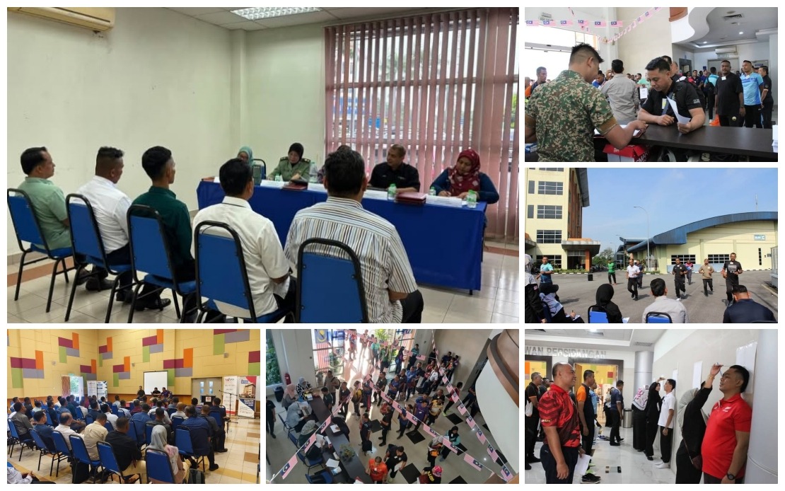 147 Former Military Personnel Interview for MRSM Warden Positions