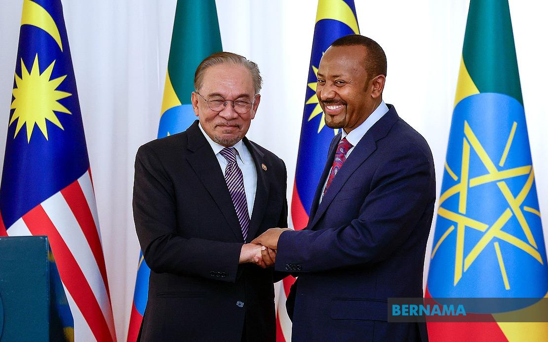 PM Anwar Extends Congratulations to Ethiopia's Abiy Ahmed on Election Victory