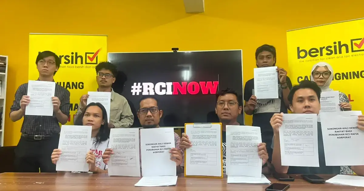 Electoral Watchdog Bersih Claims 34 MPs Support Royal Commission Inquiry Into Corporate Influence