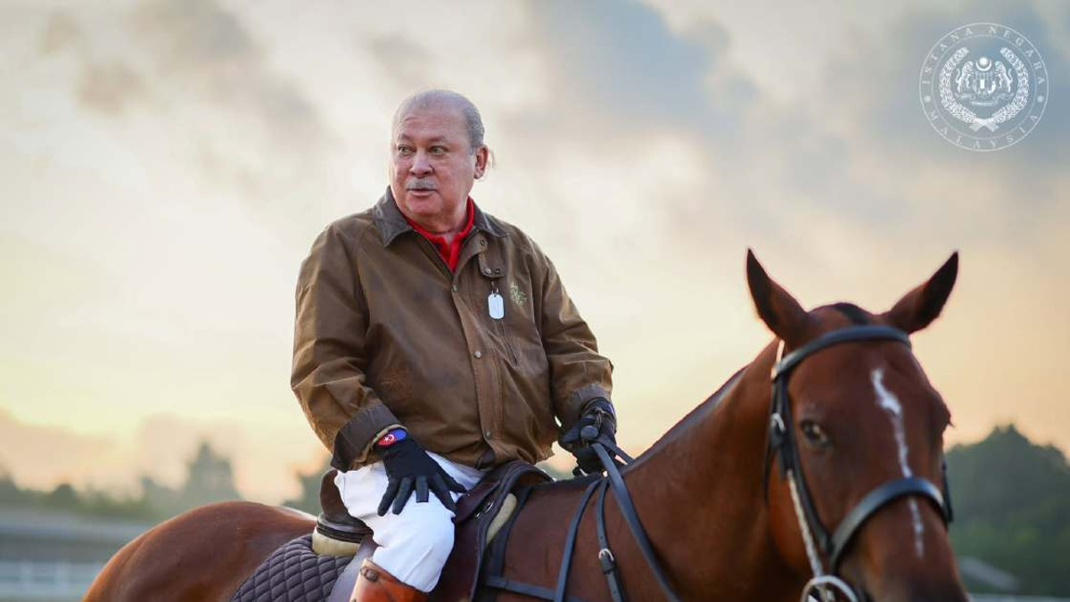 Sultan Ibrahim Continues Regular Equestrian Exercise at Royal Johor Polo Club