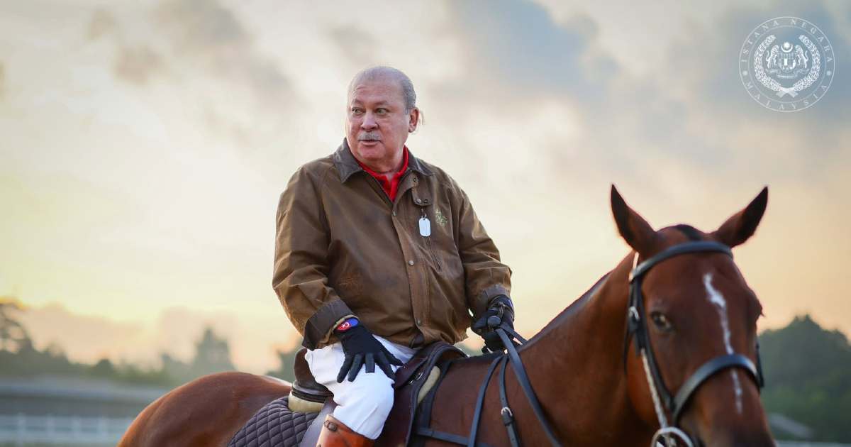 Sultan Ibrahim Continues Regular Equestrian Exercise at Royal Johor Polo Club