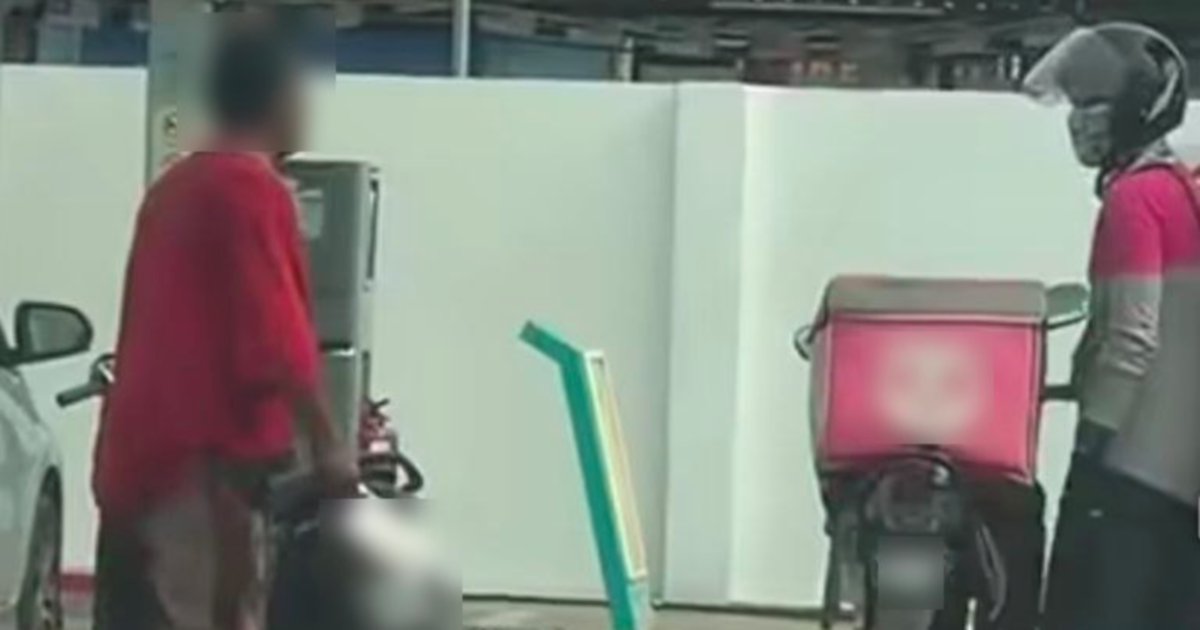 Man arrested for threatening petrol station worker with meat cleaver