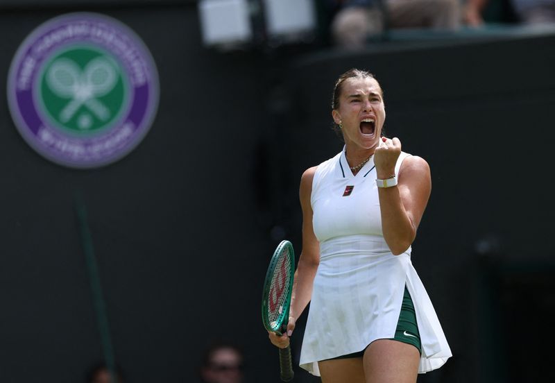 Sabalenka battles past Kessler in tight Wimbledon second round
