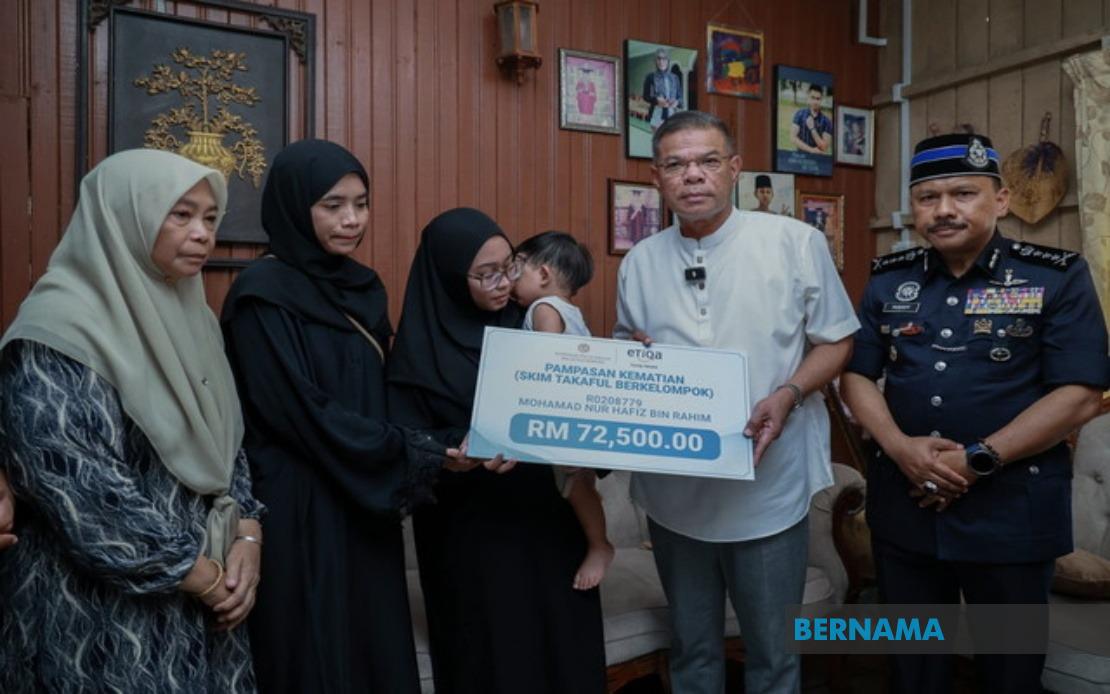 PDRM To Expedite Welfare Benefits For Family Of Slain Sabah Corporal