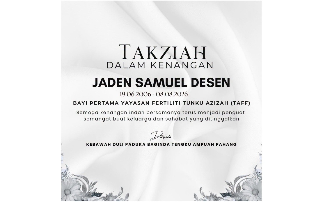 Tunku Azizah Mourns Death of TAFF's First IVF-Born Child