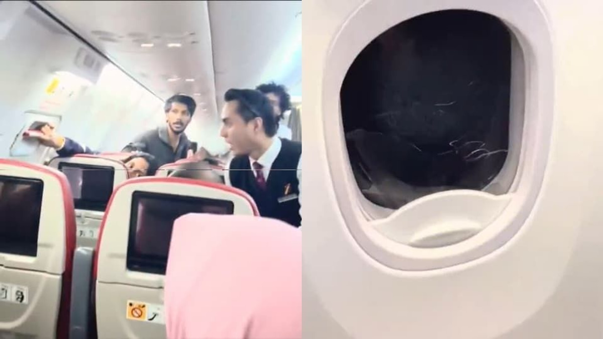 Man arrested after attempting to open emergency exit on Batik Air flight between Kuala Lumpur and Kochi