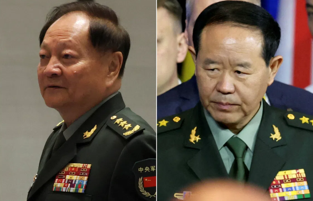 China removes two senior generals from military command in escalating purge