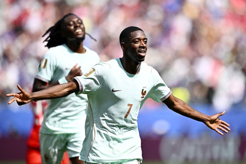 Dembele's Hat-trick Propels France Past Norway as Les Bleus Top World Cup Group