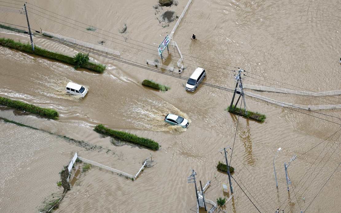 Record Rainfall in Japan's Chiba Prefecture Claims Eight Lives