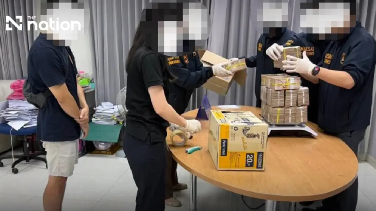 Thai Customs Intercepts 23 Million Baht Hidden in Food Boxes at Myanmar Border