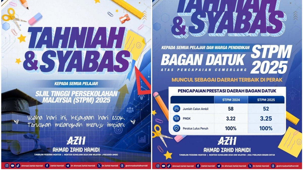 Bagan Datuk Achieves Top STPM Results in Perak as Deputy PM Praises Student Excellence