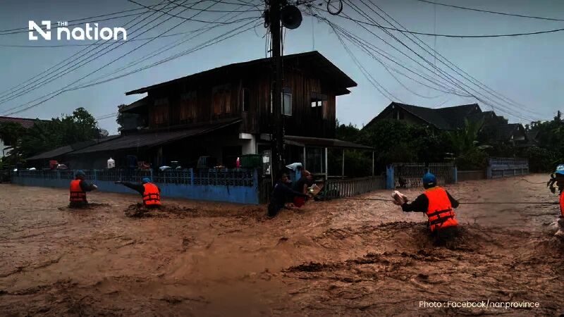 Thailand declares disaster zone in Nan as northern provinces battle severe flooding