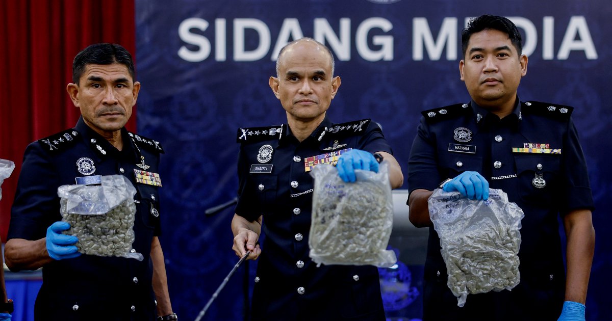 RM19.8mil cannabis haul bound for Europe seized at KLIA, seven arrested